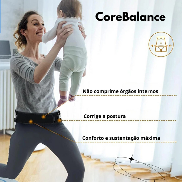 Cinto de Suporte Lombar - CoreBalance